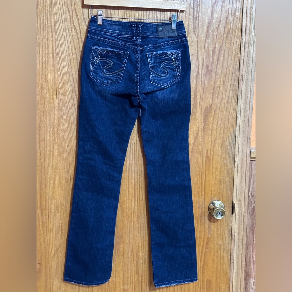 Silver Suki Y2K Jeans Women's Dark Blue Boot Cut Jeans sz 25/33